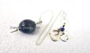 Lapis lazule ball pendulum with om